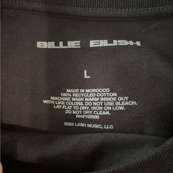 Billie Eilish Hit Me Hard and Soft Tour Tee Size L - Picture 3 of 3